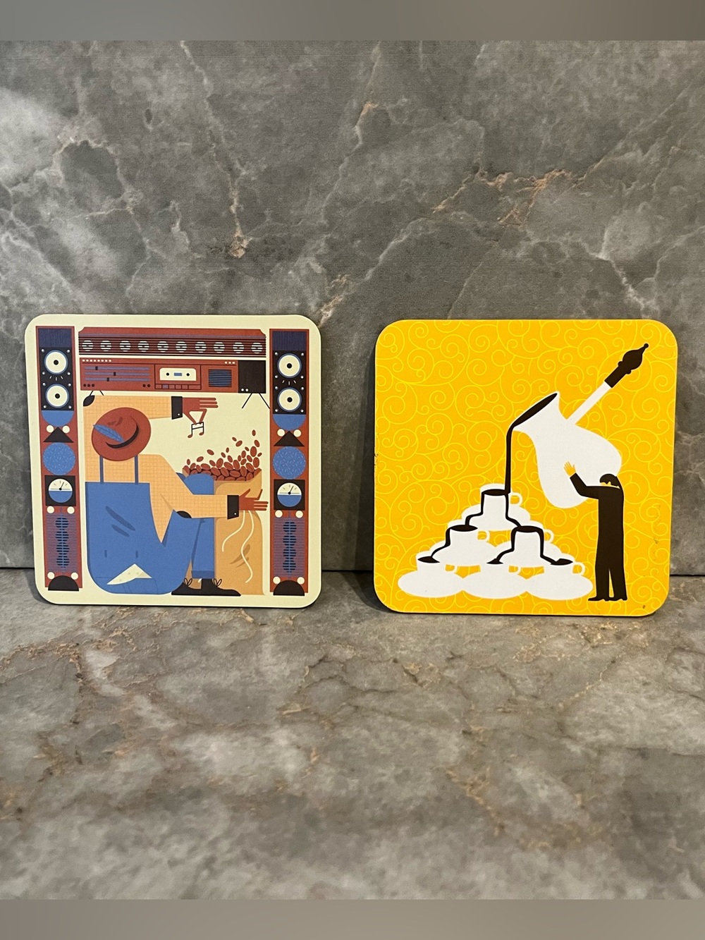 $4/ Nespresso Branded Coasters Set of 2